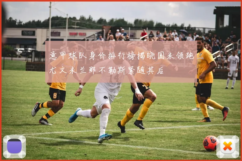 意甲球队身价排行榜揭晓国米领跑尤文米兰那不勒斯紧随其后